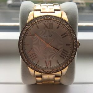 Rose Gold Guess Watch